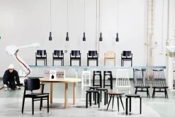 Artek Aalto high chair K65, black