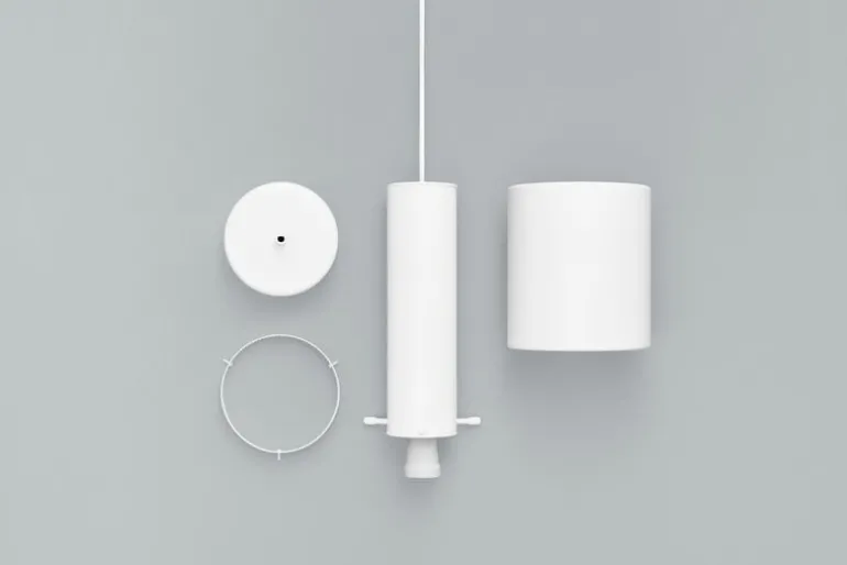 Artek Aalto pendant A110 "Hand Grenade", all white