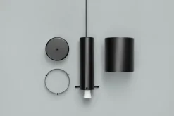 Artek Aalto pendant A110 "Hand Grenade", all black