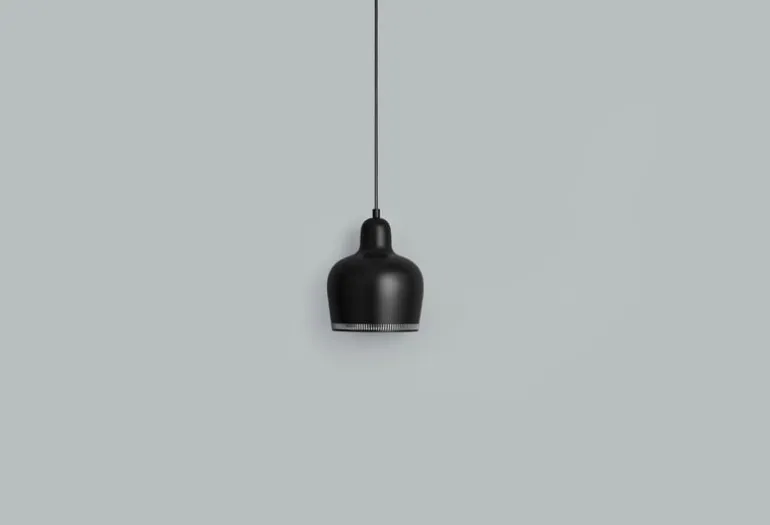 Artek Aalto pendant A330S "Golden Bell", black