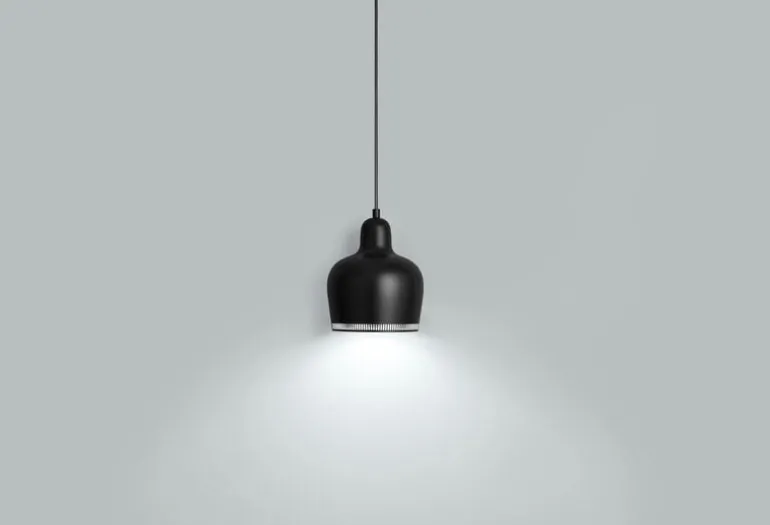 Artek Aalto pendant A330S "Golden Bell", black