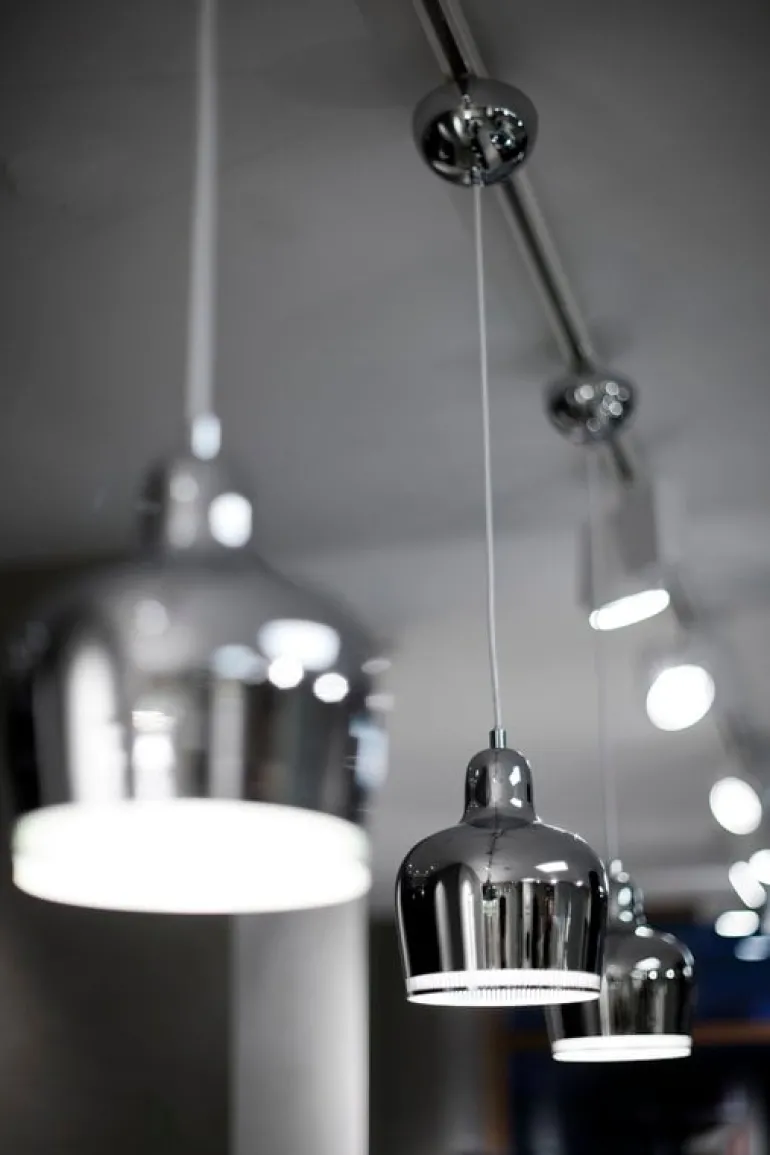 Artek Aalto pendant A330S "Golden Bell", chrome