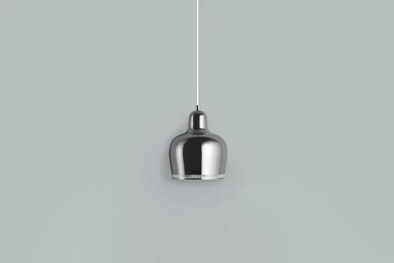 Artek Aalto pendant A330S "Golden Bell", chrome