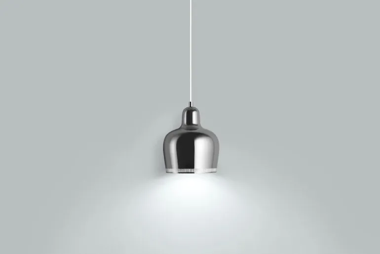 Artek Aalto pendant A330S "Golden Bell", chrome