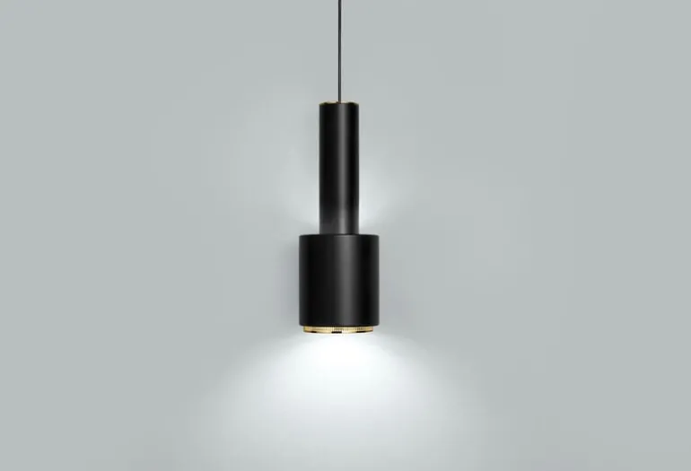 Artek Aalto pendant lamp A110 "Hand Grenade", black