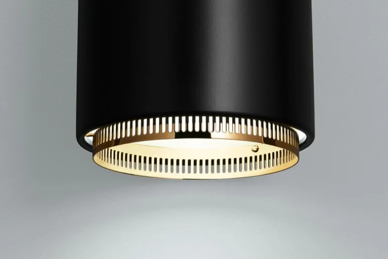 Artek Aalto pendant lamp A110 "Hand Grenade", black