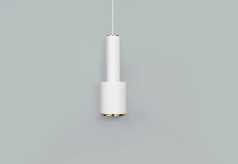 Artek Aalto pendant lamp A110 "Hand Grenade", white
