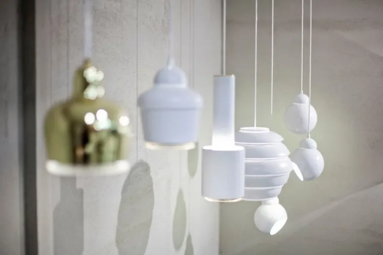 Artek Aalto pendant lamp A110 "Hand Grenade", white