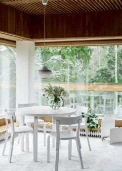 Artek Aalto pendant lamp A333 "Turnip", white - brass