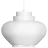 Artek Aalto pendant lamp A333 "Turnip", white