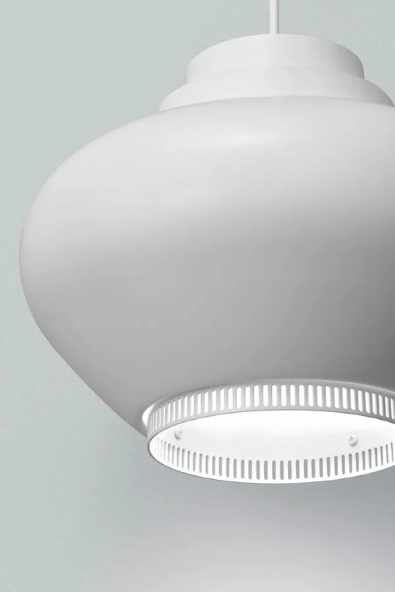 Artek Aalto pendant lamp A333 "Turnip", white