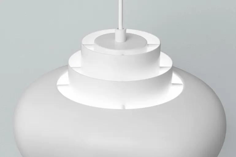 Artek Aalto pendant lamp A333 "Turnip", white