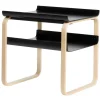 Artek Aalto side table 915, black - birch