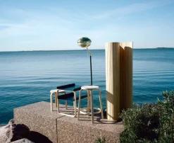 Artek Aalto side table 915, black - birch