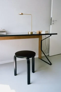 Artek Aalto stool 60, lacquered black