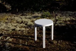 Artek Aalto stool 60, lacquered white