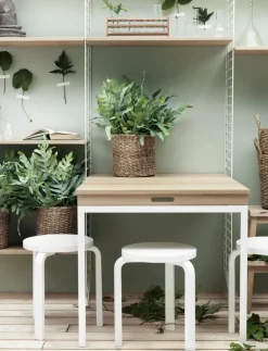 Artek Aalto stool 60, lacquered white