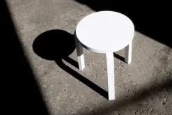 Artek Aalto stool 60, lacquered white