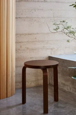 Artek Aalto stool 60, walnut
