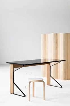 Artek Aalto stool 60, white laminate