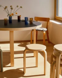 Artek Aalto stool 60, wild birch