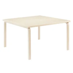 Artek Aalto table 84, 120 x 120 cm, birch
