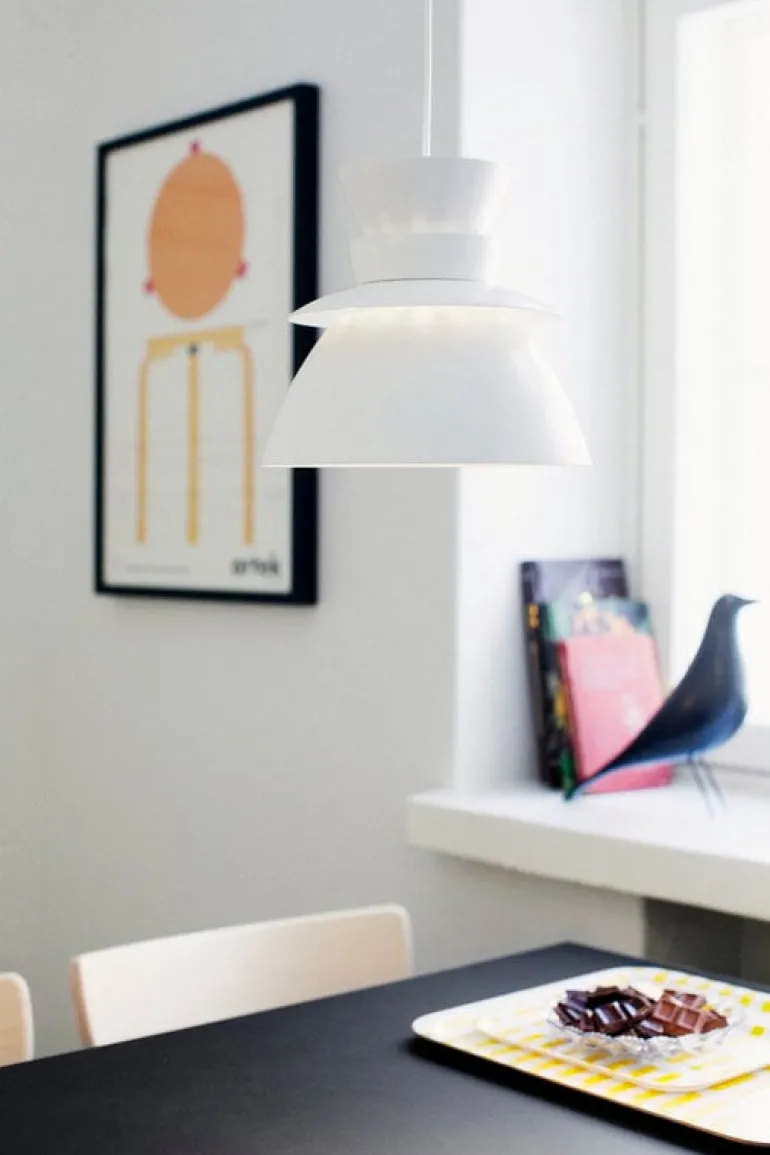 Artek Aalto table 83, birch - black linoleum