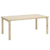 Artek Aalto table 83, wild birch