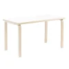 Artek Aalto table 81A, birch - white laminate