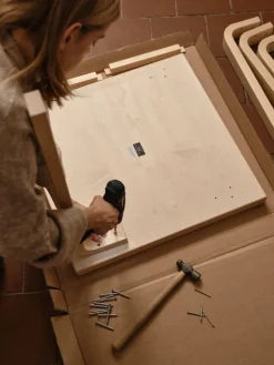 Artek Aalto table 80C, 60 x 60 cm, birch