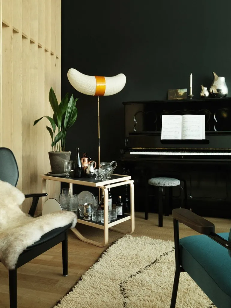 Artek Aalto tea trolley 901, black - birch