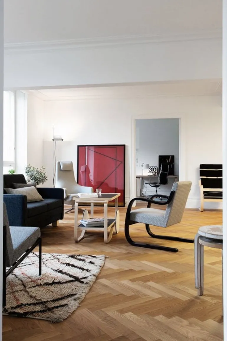 Artek Aalto tea trolley 901, black - birch