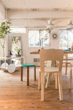 Artek Aalto tea trolley 901, white - birch