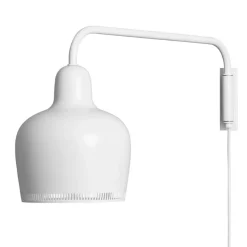 Artek Aalto wall lamp A330S "Golden Bell", white