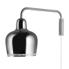 Artek Aalto wall lamp A330S "Golden Bell", chrome