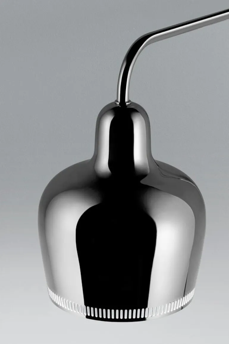 Artek Aalto wall lamp A330S "Golden Bell", chrome