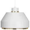 Artek AMA 500 pendant, white - brass