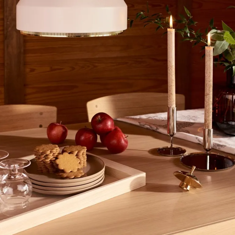 Artek AMA 500 pendant, white - brass