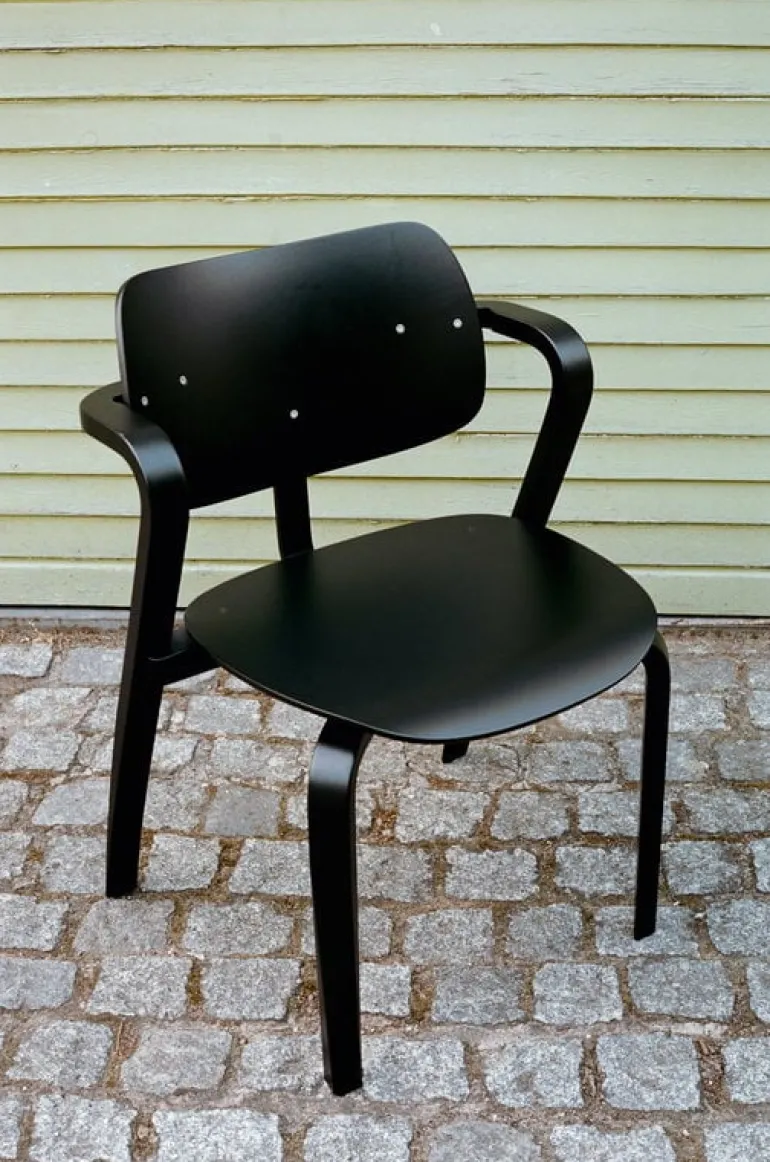 Artek Aslak chair, black