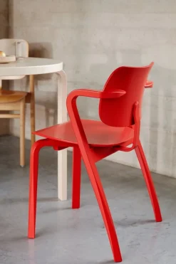 Artek Aslak chair, red