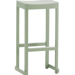 Artek Atelier bar stool, 75 cm, green