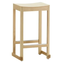 Artek Atelier bar stool, 65 cm, lacquered beech