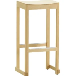 Artek Atelier bar stool, 75 cm, lacquered ash