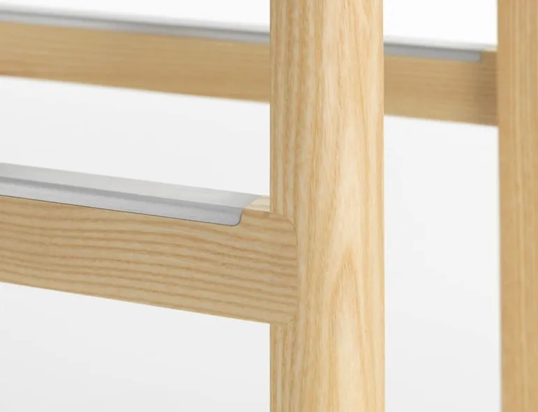 Artek Atelier bar stool, 75 cm, lacquered ash