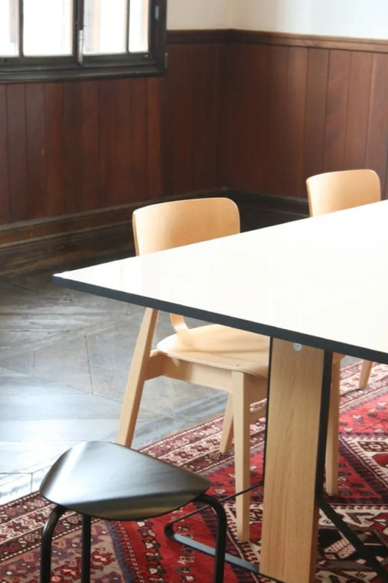 Artek Domus chair, lacquered birch