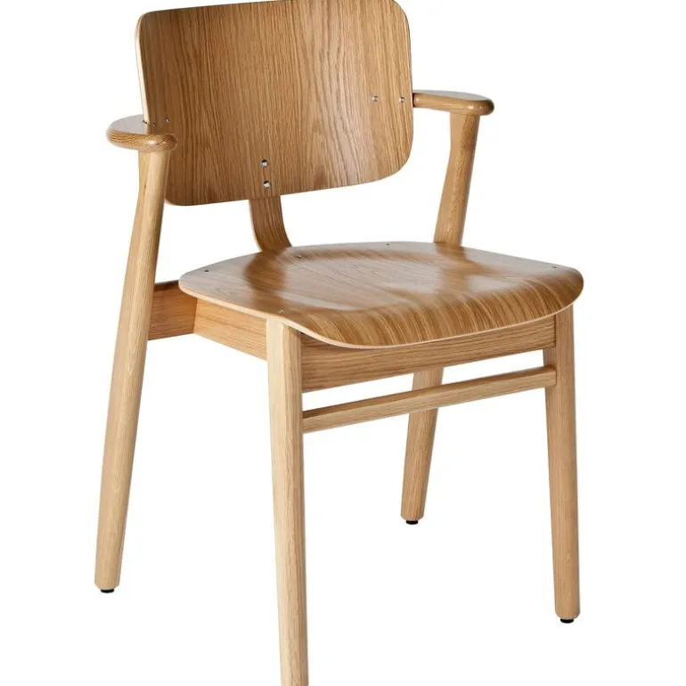 Artek Domus chair, lacquered oak