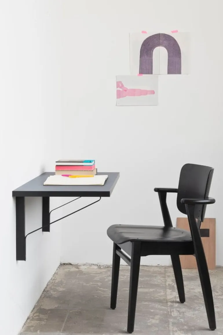 Artek Domus chair, painted white