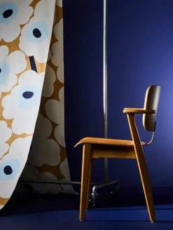 Artek Domus chair, stained honey