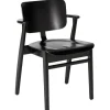 Artek Domus chair, stained black