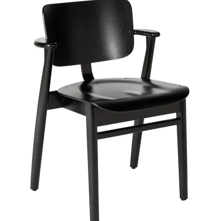 Artek Domus chair, stained black